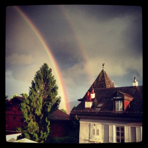 Rainbow over Lac Leman