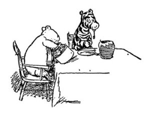 It is more fun to talk with someone who does not use long, difficult words but rather short, easy words like 'what about lunch?" Winnie the Pooh